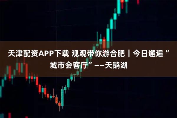 天津配资APP下载 观观带你游合肥｜今日邂逅“城市会客厅”——天鹅湖